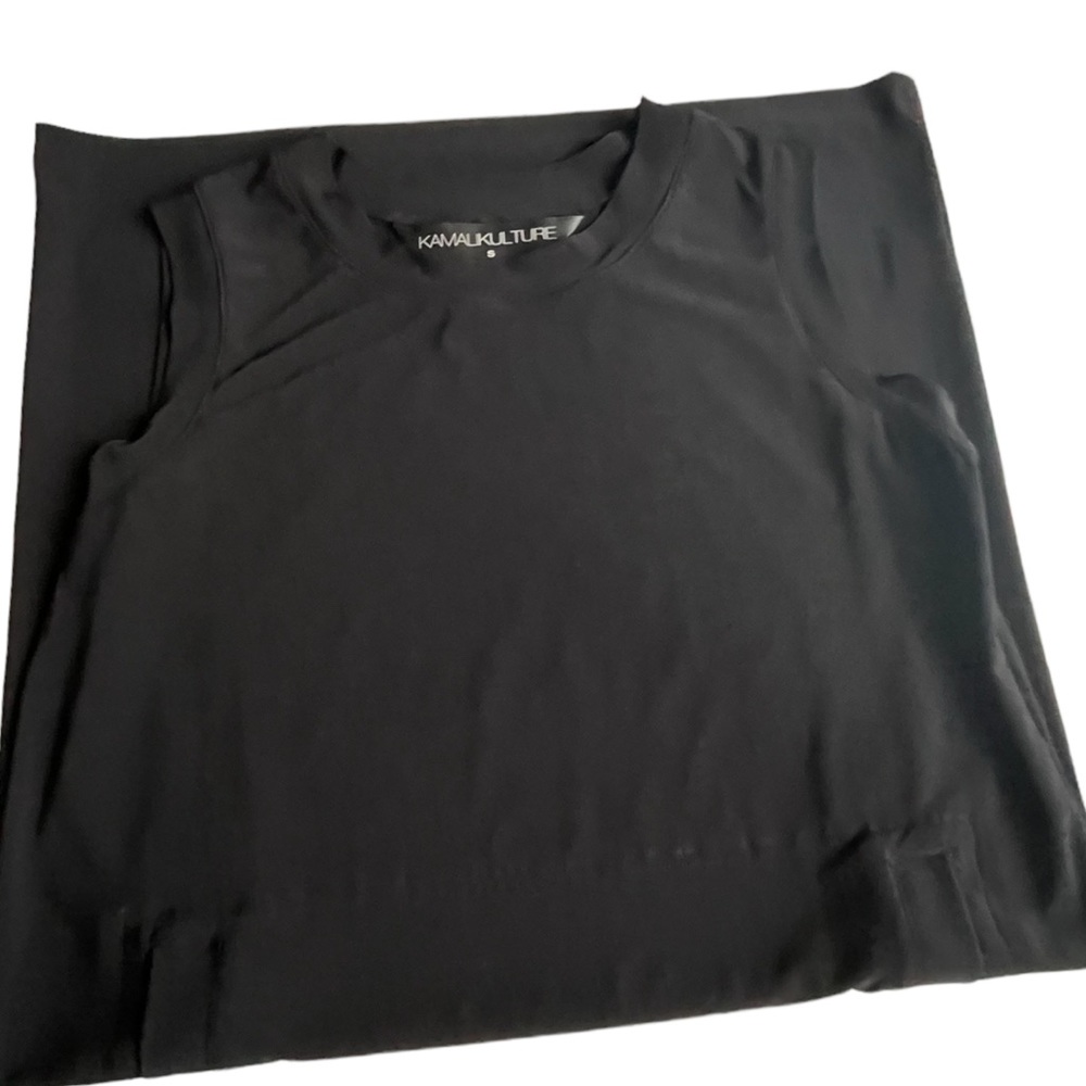 Norma Kamali Kamalikulture Black Minimalist Sleeveless Sheath Dress, Small - Picture 8 of 10